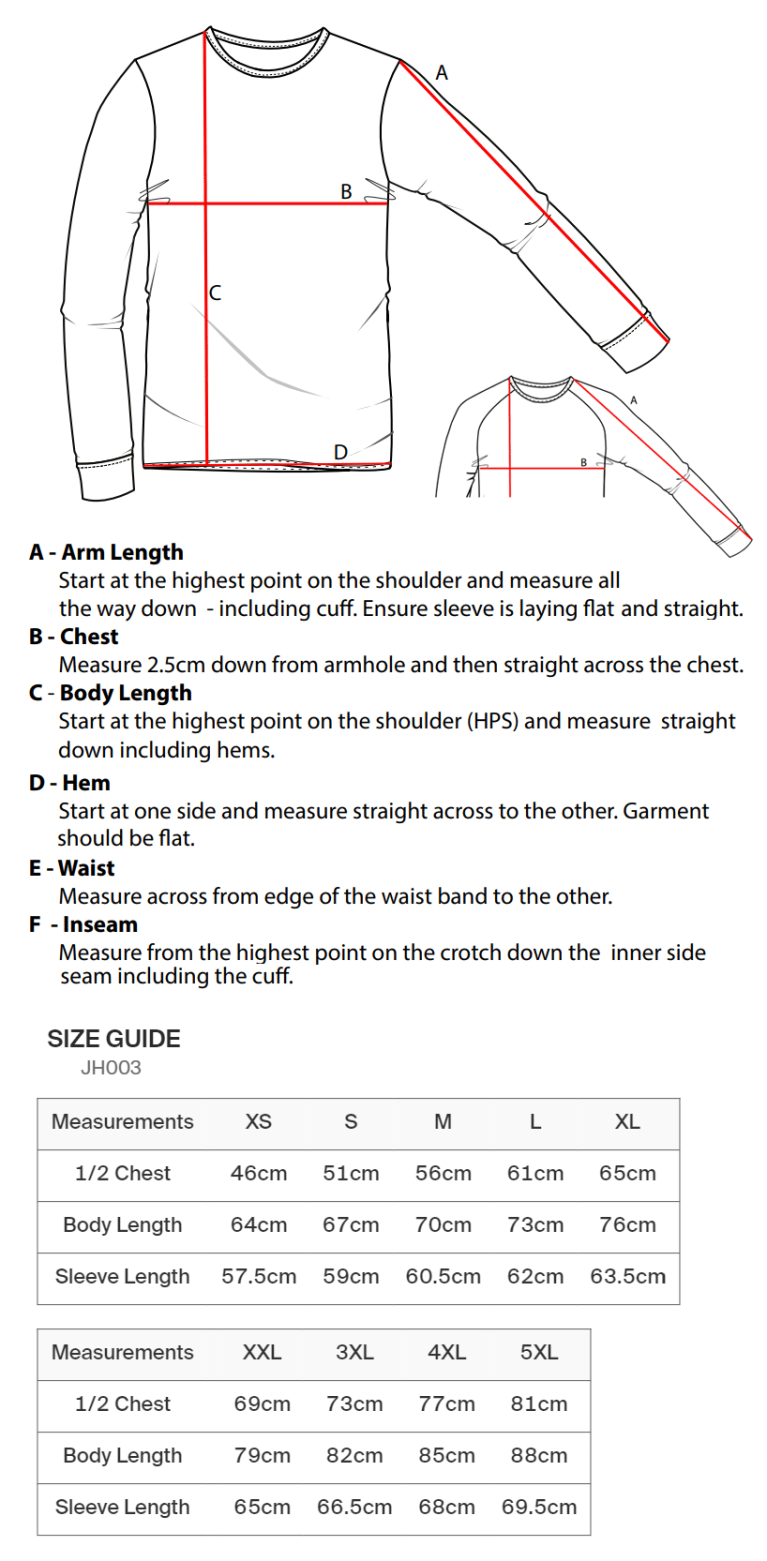 THOMAS COOKE HOUSE HOODY - Size Guide