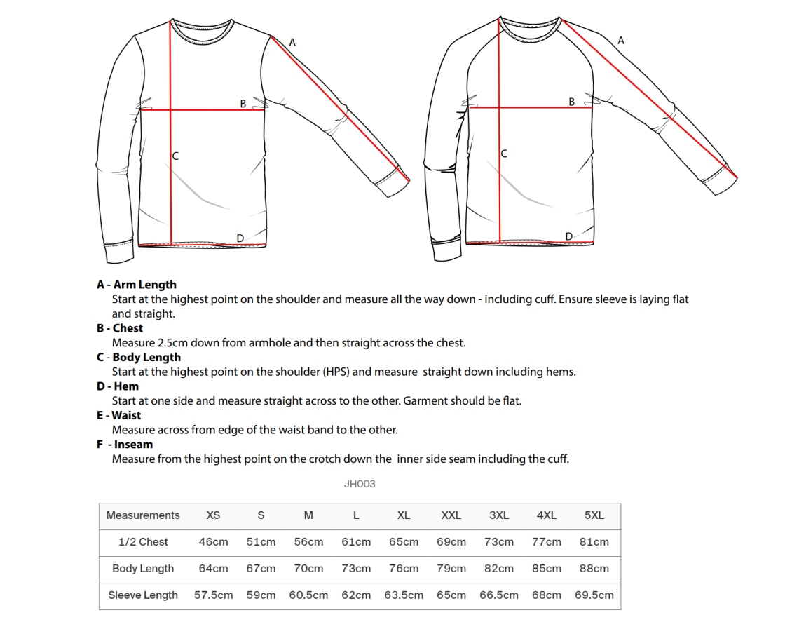 THOMAS COOKE HOUSE HOODY - Size Guide